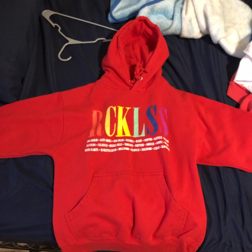 Red Youngandreckless Hoodie